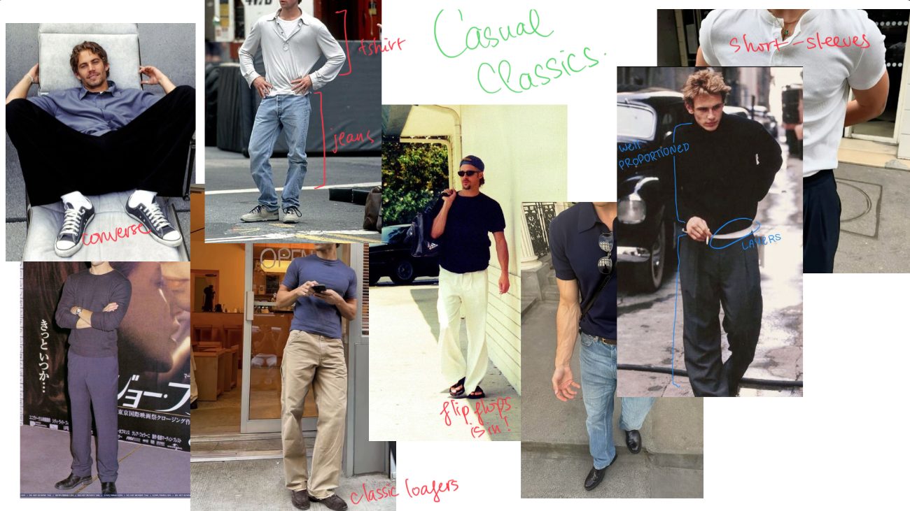 casual classics moodboard